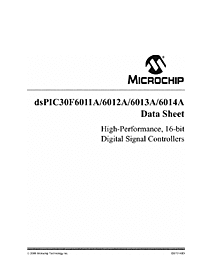 DataSheet dsPIC30F6013A pdf